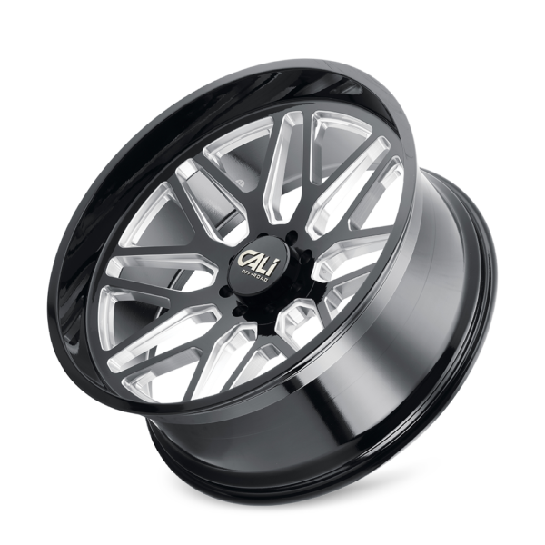 Invader 28x12 6x135 -44 Gloss Black Milled - Image 3
