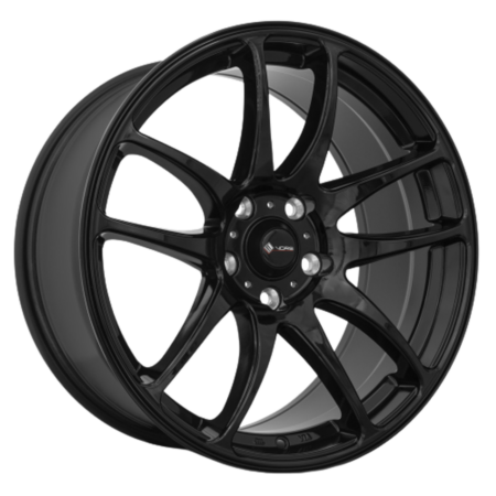 TR4 17x8 4x98/4x114.3 +35 Gloss Black