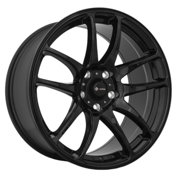 TR4 17x8 4x98/4x114.3 +35 Gloss Black