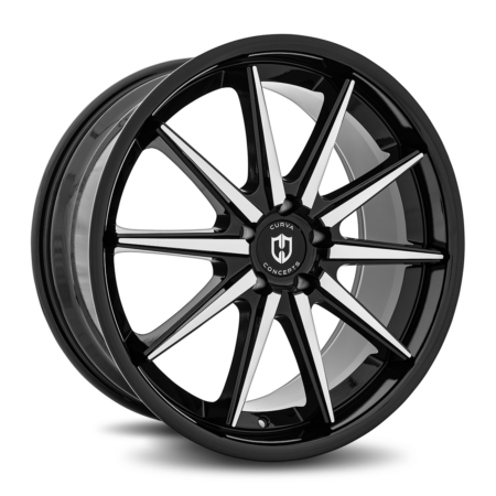 C24 20x10.5 Blank 35 Gloss Black Machine Face