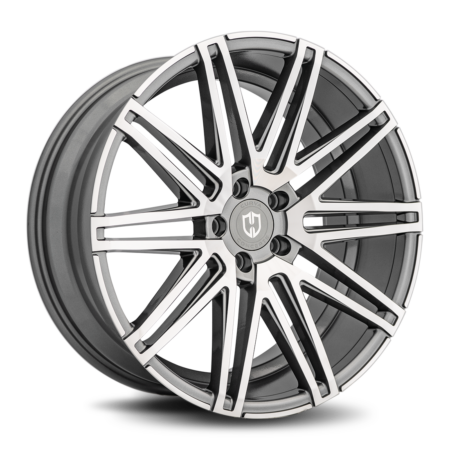 C48 20x10.5 5x114.3 40 Gun Metal Machine Face
