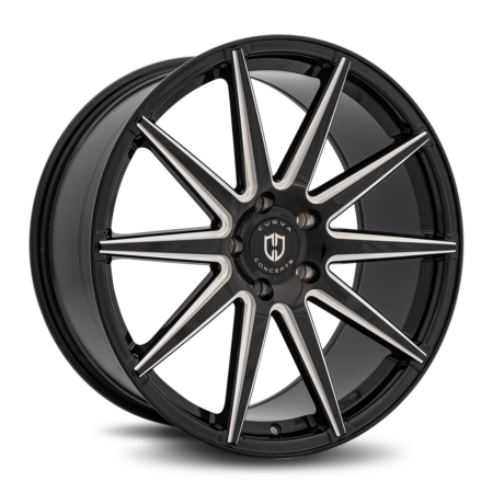 C49 20x10.5 Blank 35 Gloss Black Milled