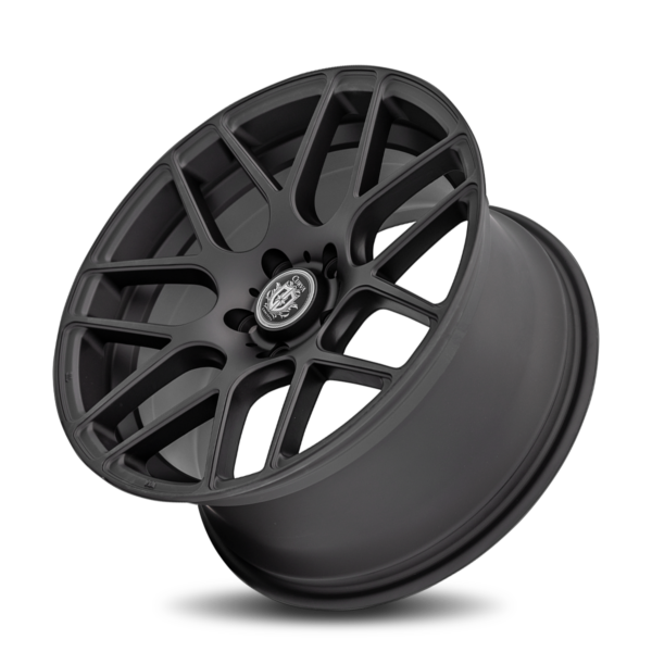 C7 18x9 5x120 35 Matte Black - Image 4