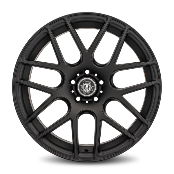 C7 20x9.5 5x114.3 40 Matte Black - Image 2