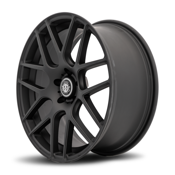 C7 20x9.5 5x114.3 40 Matte Black - Image 3