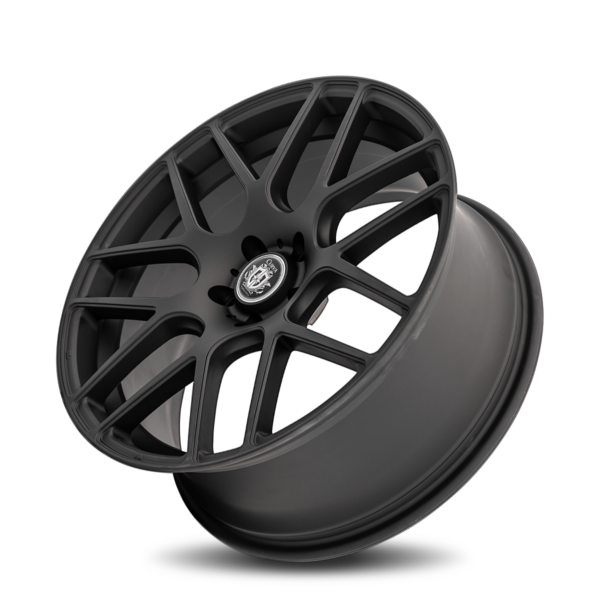 C7 20x9.5 5x114.3 40 Matte Black - Image 4