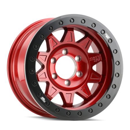 Roadkill Race 17x9 6x135 -14 Crimson Candy Red Beadlock