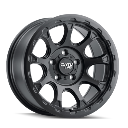 Drifter 17x8.5 5x127 -6 Matte Black W / Simulated Ring