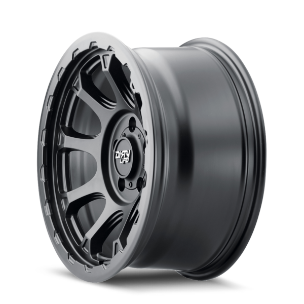 Drifter 17x8.5 6x139.7 -6 Matte Black W / Simulated Ring - Image 2