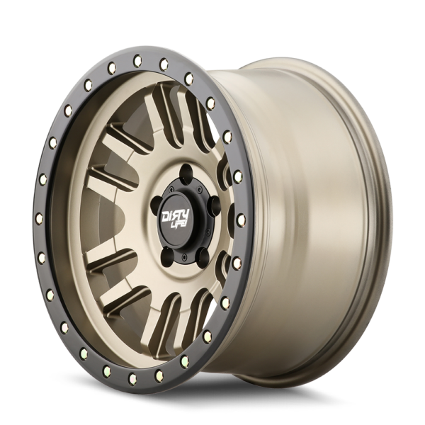 Canyon Pro 17x9 5x139.7 +0 Satin Gold W / Simulated Ring - Image 2