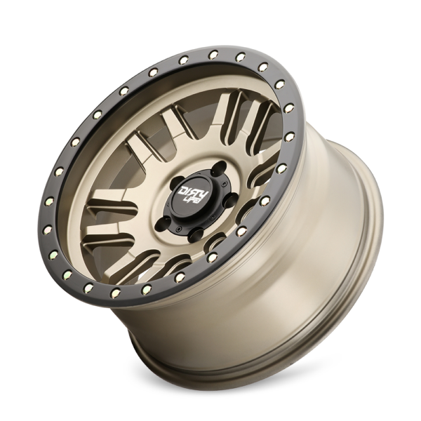 Canyon Pro 17x9 5x139.7 +0 Satin Gold W / Simulated Ring - Image 3