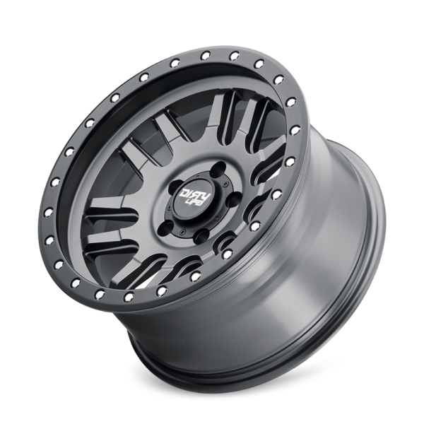 Canyon Pro 17x9 5x127 -12 Satin Graphite W / Simulated Ring - Image 3