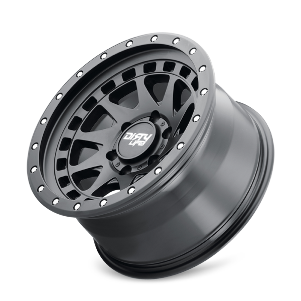 Enigma Pro 17x9 5x127 -12 Matte Black W / Simulated Ring - Image 3