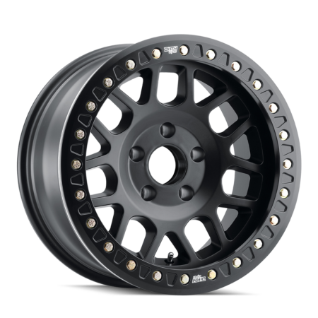 Mesa Race 17x9 5x127 -12 Matte Black Beadlock