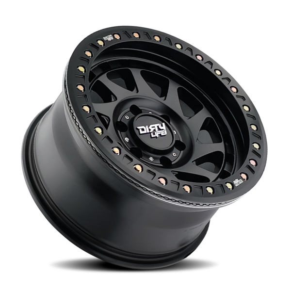Enigma Race 17x9 6x135 -38 Matte Black Beadlock - Image 2