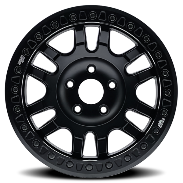Canyon Race 17x9 5x127 -38 Matte Black Beadlock - Image 3