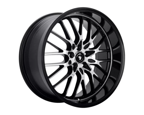 Lace 20x8.5 5x114.3 +40 Gloss Black / Machined Face