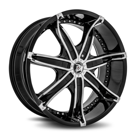 DNA 22x8.5 5x114.3/5x120 +38 Gloss Black