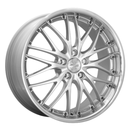 GT1 20x8.5 5x120 +35 Hyper Silver Machine Lip