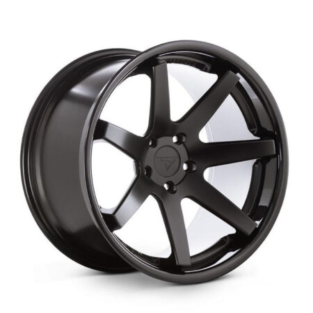FR1 20x10.5 5x108 +38 Matte Black / Gloss Black Lip