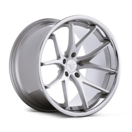 FR2 19x10.5 5x112 +25 Machine Silver / Chrome Lip