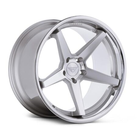 FR3 19x10.5 5x112 +25 Machine Silver / Chrome Lip