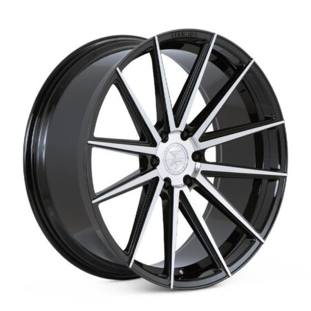 FT1 22x9.5 6x135 +30 Machine Black