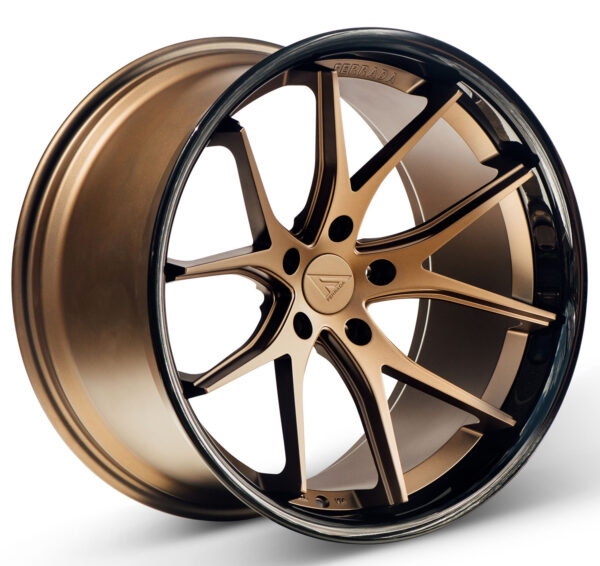 FR2 19x10.5 5x112 +38 Matte Bronze / Gloss Black Lip