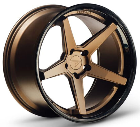 FR3 19x10.5 5x112 +25 Matte Bronze / Gloss Black Lip