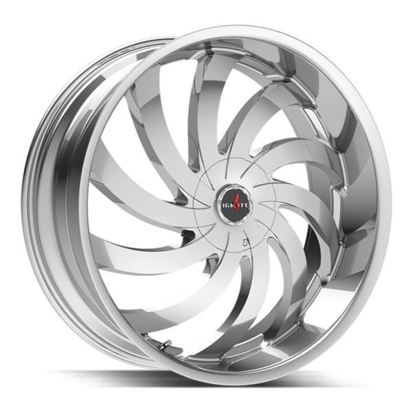 Flame 22x8.5 5x108/5x114.3 +35 Chrome