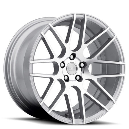 GF7 19x10.5 5x120 +40 Silver Machine Face