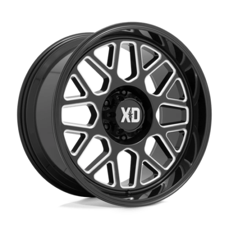 XD849 Grenade 2 20x10 8x165.1 -18 Gloss Black Milled