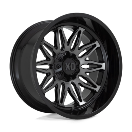 XD859 Gunner 20x10 6x135/6x139.7 -18 Gloss Black Machined With Gray Tint