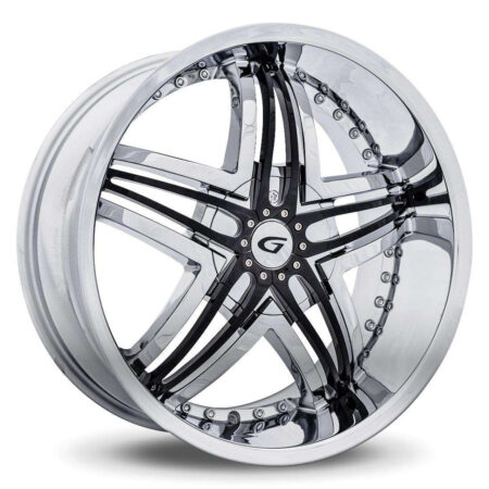 Blitz 20x8.5 5x112/5x114.3 +35 Chrome