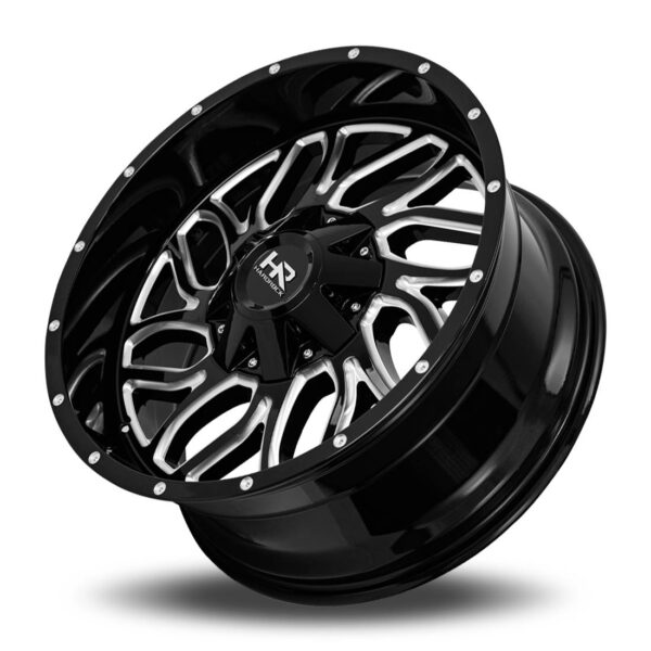 Destroyer 20x9 5x127/5x139.7 +0 Gloss Black Milled - Image 3