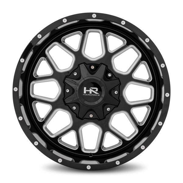 Gunner 20x10 5x127/5x139.7 -19 Gloss Black Milled - Image 2