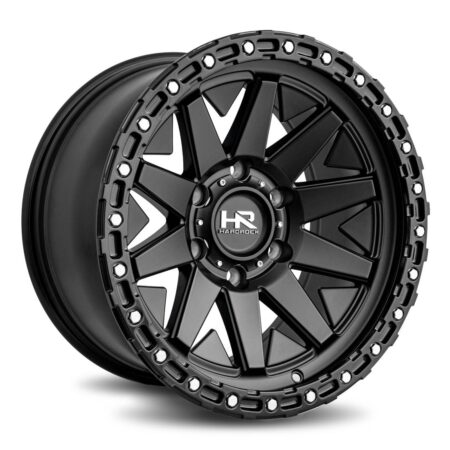 H106 17x9 6x135 +1 Matte Black-Black B/L