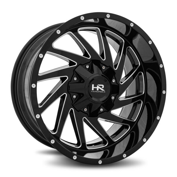 Crusher 20x10 8x170 -19 Gloss Black Milled