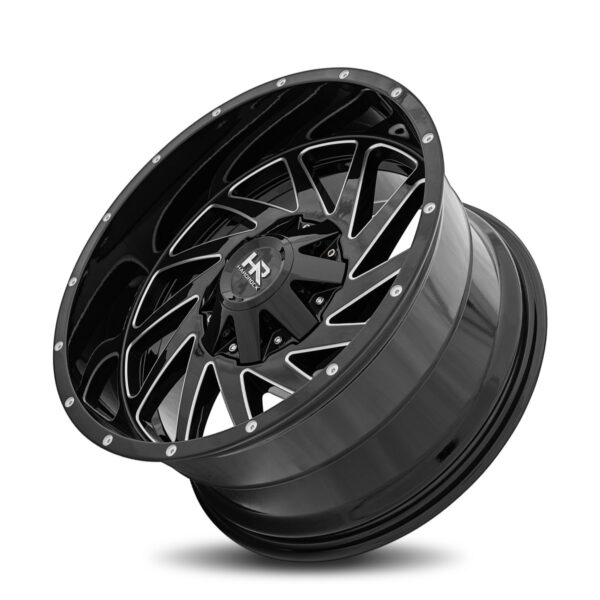 Crusher 20x10 8x170 -19 Gloss Black Milled - Image 3