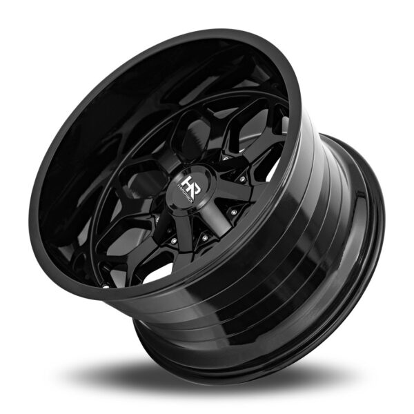 Indestructible 20x10 8x165.1 -19 Gloss Black - Image 3