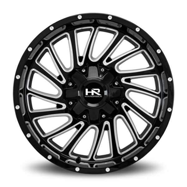 Overdrive 20x12 6x135/6x139.7 -51 Gloss Black Milled - Image 2