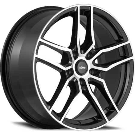 Intention 16x7.5 5x114.3 +45 Gloss Black / Machine Face