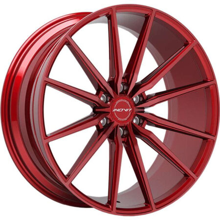 Frixion 6 22x9.5 6x135/6x139.7 +20 Candy Red/Machined Face/Milled Ball Cut/Red Tint