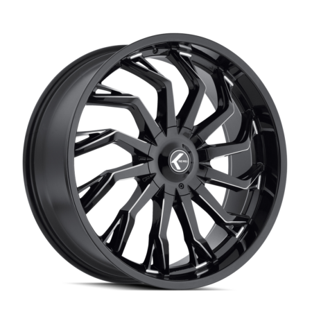 Scrilla 24x9.5 5x127/5x139.7 +18 Black Milled