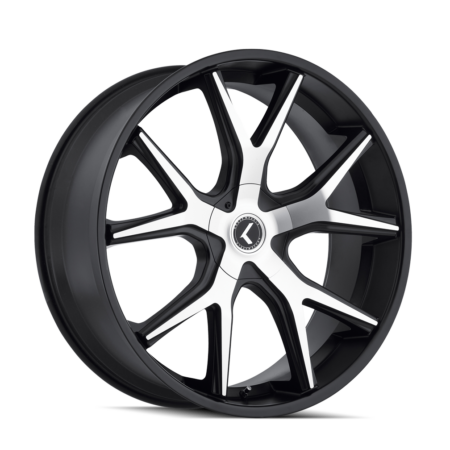 Spltz 22x9.5 5x115/5x120 +18 Black Machined