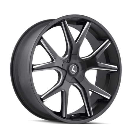 Spltz 22x9.5 5x115/5x120 +18 Black Milled