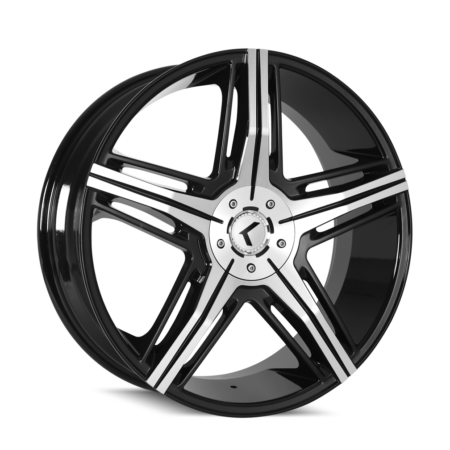 Hype 20x8.5 5x112/5x114.3 +40 Black Machined