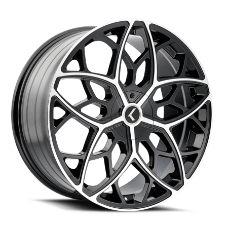 Ricochet 20x8.5 5x112/5x114.3 +38 Black Machined