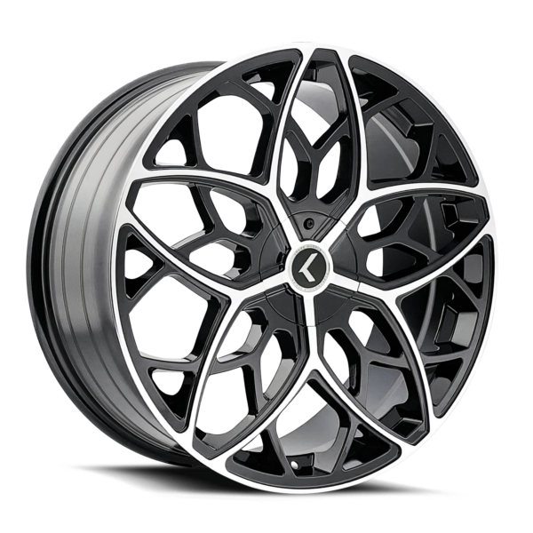 Ricochet 22x8.5 5x115/5x120 +38 Black Machined