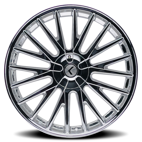 Double Down 22x8.5 5x108/5x114.3 +38 Chrome - Image 3